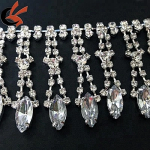 Blingbling crystal rhinestone beaded trims