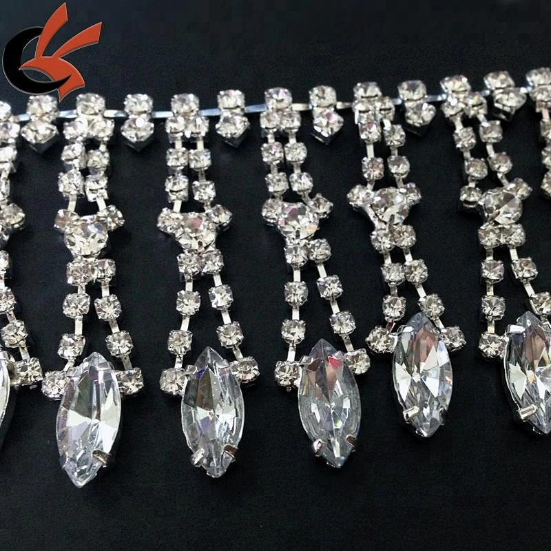 Blingbling crystal rhinestone beaded trims