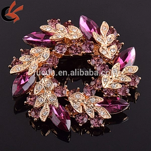 DIAMANTE RHINESTONE FLOWER BRIDAL WEDDING BROOCH PIN JEWELLERY