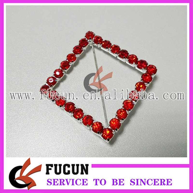 wholesale fashion colorful rhinestone metal buckles for garment accessories