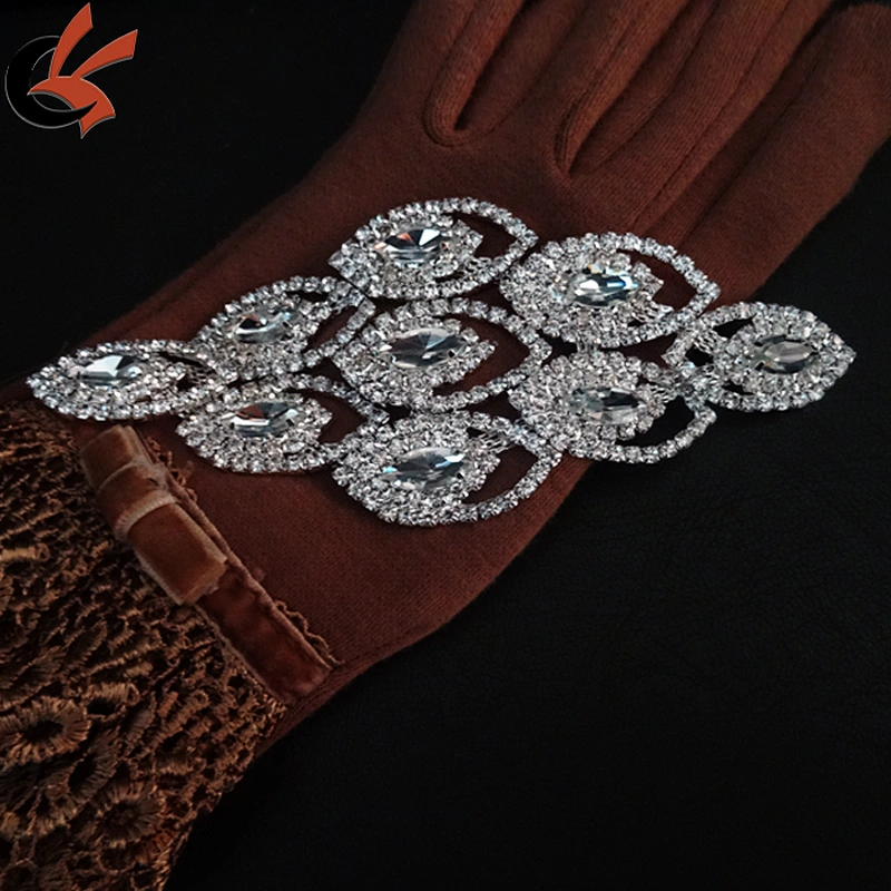 wholesale sew on crystal embellishments rhinestone applique