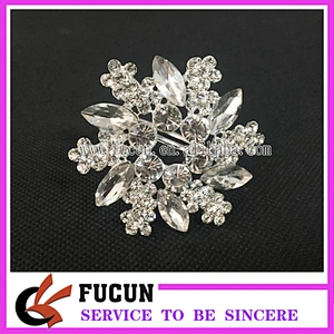 High Quality Rhinestone Home Decor Glass Crystal Snowflake Napkin Ring