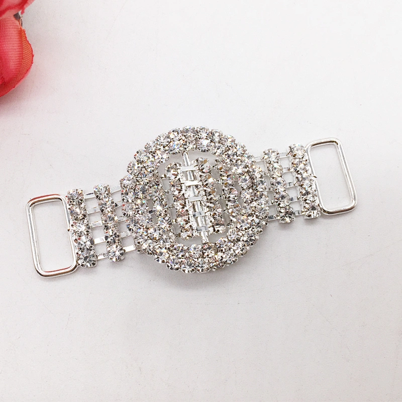 Wholesale Rhinestone Crystal Clear Bra Buckle Swimwear Clasp Bikini Connector