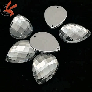 Acrylic Crystal Round Faceted Flat Back Rhinestones Beads DIY