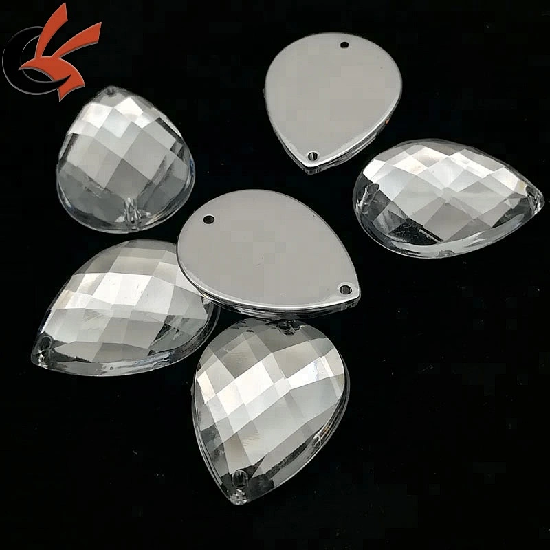 Acrylic Crystal Round Faceted Flat Back Rhinestones Beads DIY