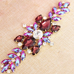 Rhinestone Sewing Accessories Flatback Bridal Rhinestone Appliques For Wedding Dresses Decorations