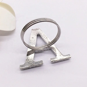 New styles wedding table application pearl rhinestones crystal silver napkin ring
