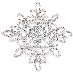 Custom Flatback Metal Base Sew on Crystal Diamond Rhinestone Appliques