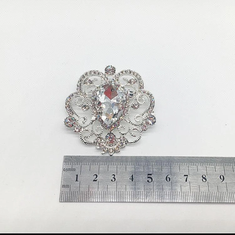 Sparkly Bridal Crystal Diamante Brooch For Wedding Invitation decoration