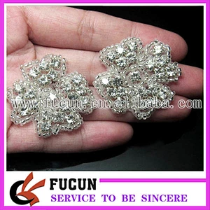 China manufacturer rhinestone pearl appliques beads accessories