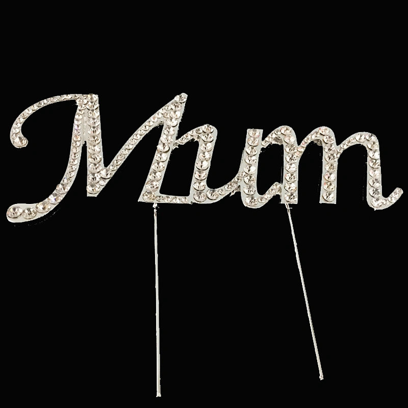 New arrivals custom unique favors birthday Mama cake topper for mother's day cake decoration