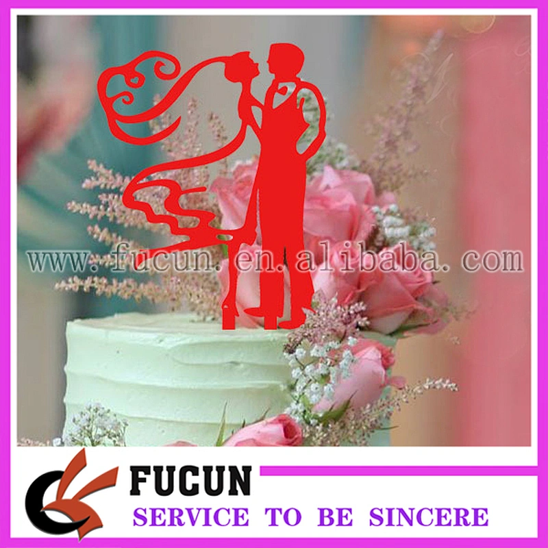 wholesale High Quality GOLD Sweet Wedding acrylic Cake Topper