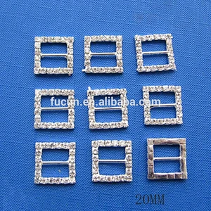 fashion Various shapes crystal rhinestone buckles for garment