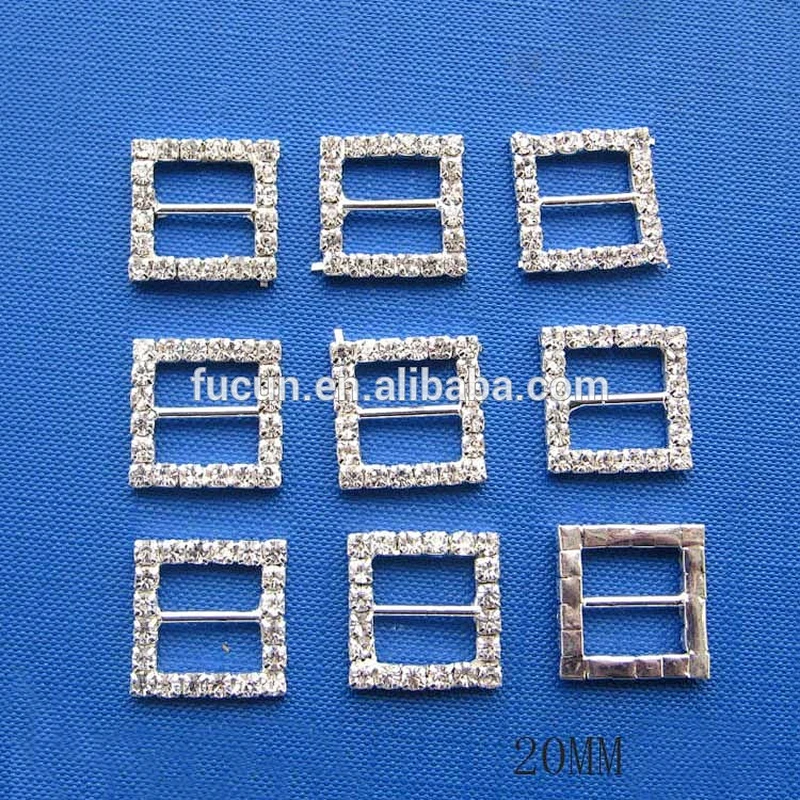 fashion Various shapes crystal rhinestone buckles for garment