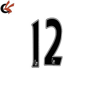 custom football jersey plastisol number transfers