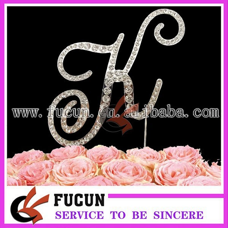 New products diamond cake topper wedding centerpieces china wholesale