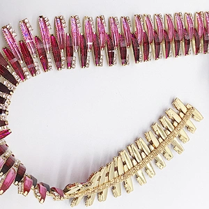 Rhinestone Chain  Crystal Trimming Rhinestone Banding For Garment