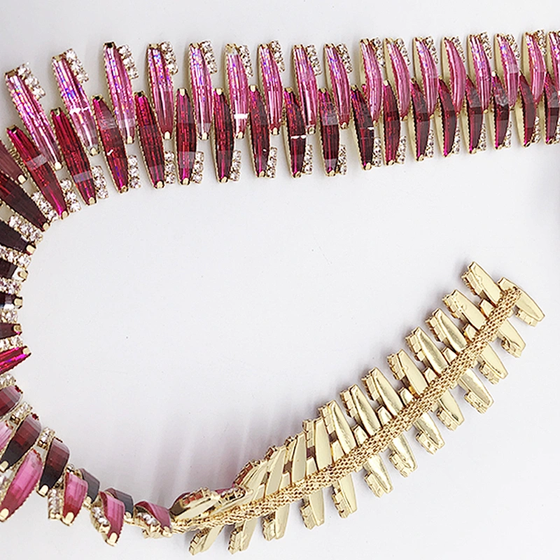 Rhinestone Chain  Crystal Trimming Rhinestone Banding For Garment