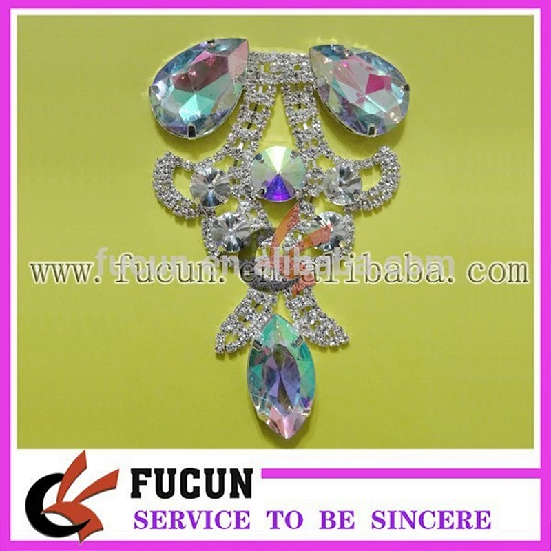 cheap wholesale large crystal rhinestone flower brooch for wedding in bulk