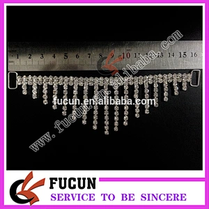 Crystal Rhinestone Bikini Connector For Swimming Decoration