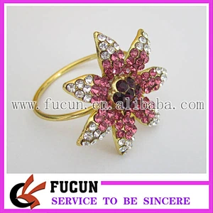 fashion individual napkin rings for table decoration wholesale in China