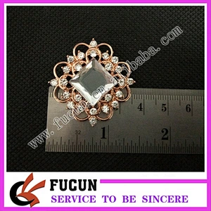Wholesale Rhinestone Vintage Invitation Buckles Vintage Style Wedding Bling Craft Supplies Buckle Slider