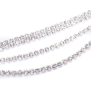 wholesale metal accessories crystal rhinestone bikini connectors
