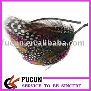 wholesale fashion feather hair accessories headbands for party supplies