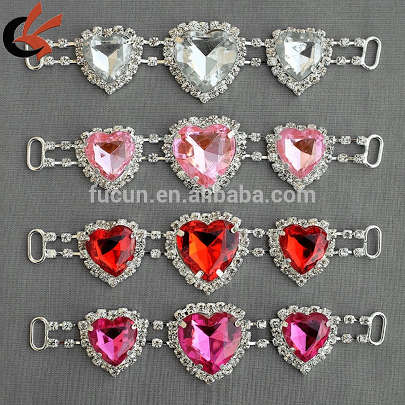 2017 Hot Sale!high Quality Various Styles color Rhinestone Bikini Connectors For Swimwear decoration