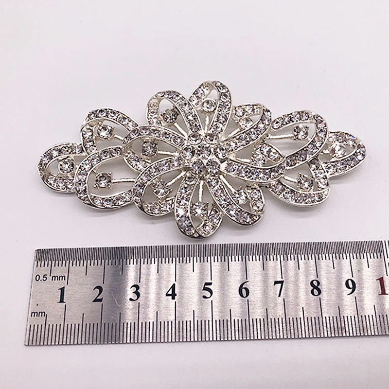 manufacturer wholesale flat back large crystal rhinestone brooch