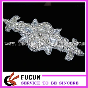 China manufacturer iron on rhinestone applique for garment,bag,shoe decoration
