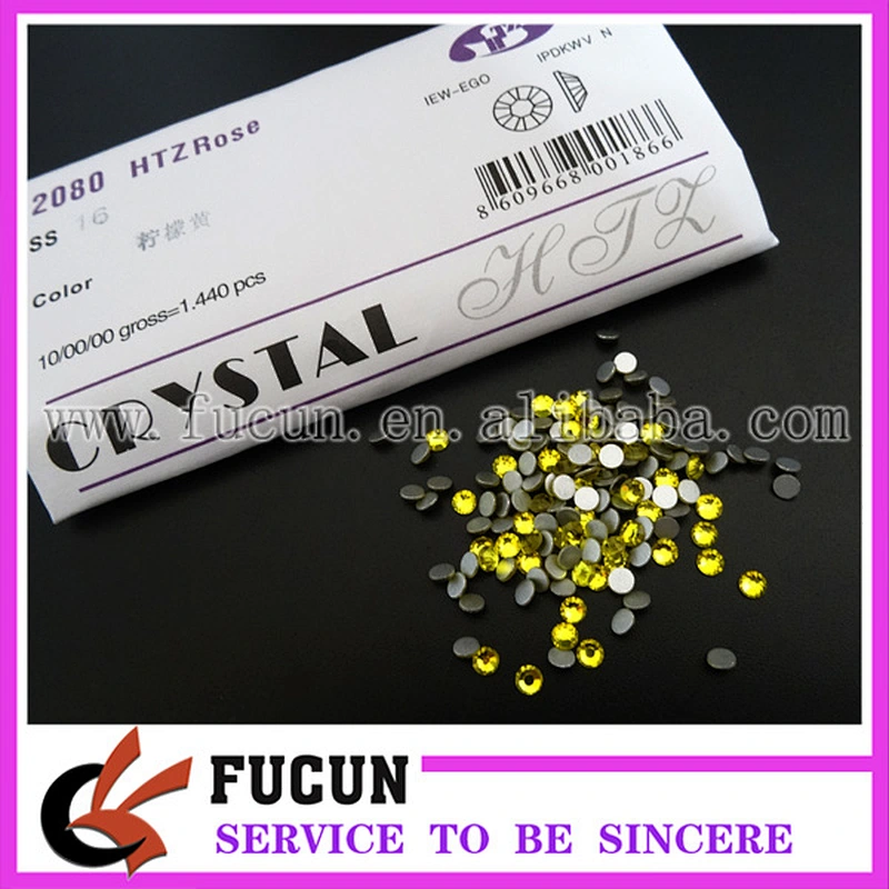 Top Quality Wholesale Light pink Flat Back non hot fix Crystal Rhinestone