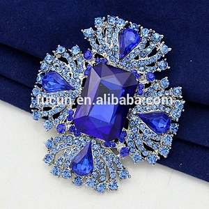 custom beautiful wedding gifts crystal large brooch pin women