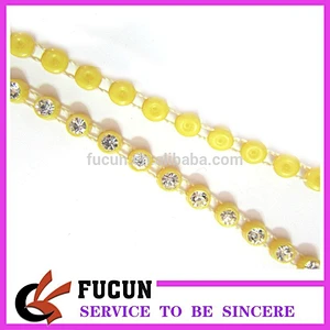colorful rhinestone plastic trimming