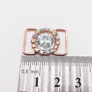 delicate little bikini competition suits rhinestone buckle connector for women swimwear