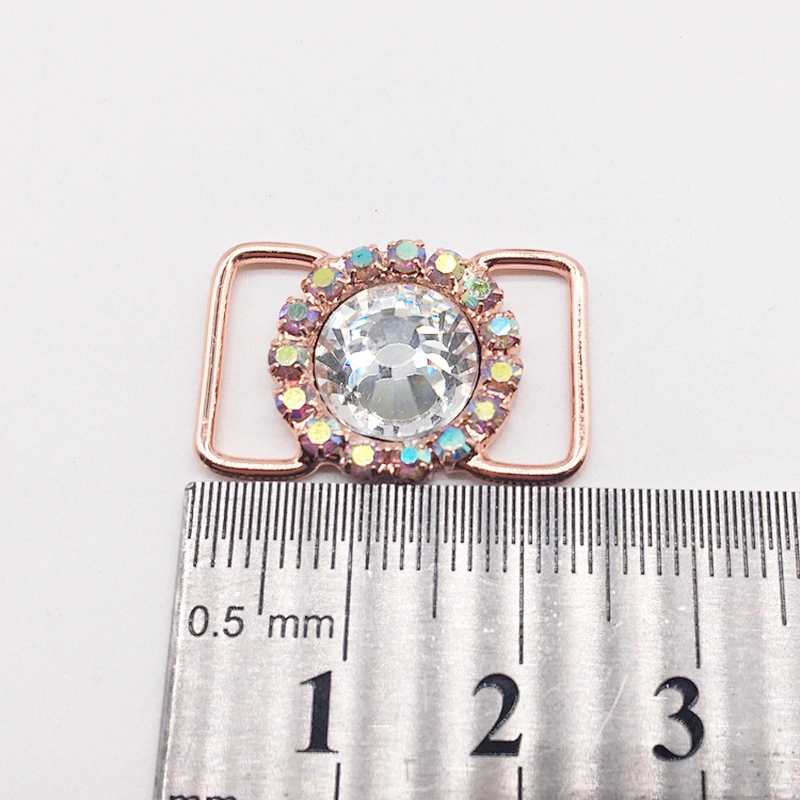 delicate little bikini competition suits rhinestone buckle connector for women swimwear