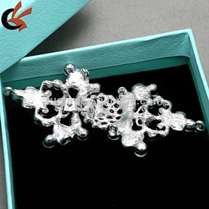 AB clear Rhinestone clasp for wedding invitation silk box decoration