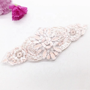 Custom design rhinestone hot fix rhinestone applique patch motif for wedding decors
