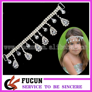 headband garment crystal diamante decorative rhinestone connector
