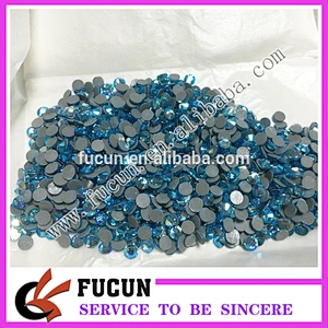 2019 Wholesale flat back colorful decoration DMC hot fix rhinestone for clothing