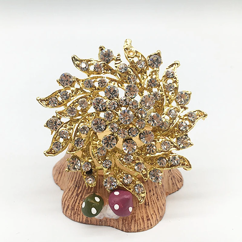 Golden Diamond Sparkle Rhinestone bridal Napkin Rings Wedding Decoration