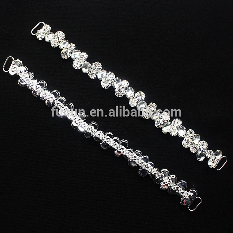 factory wholesale fashion bling crystal rhinestone bikini connector