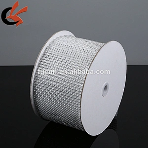 24-Row Transparent Bling Sparkling Diamond Wedding Cake Craft Ribbon