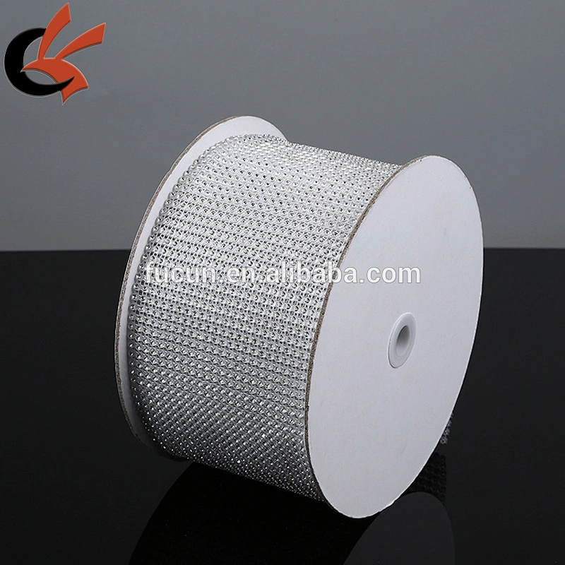 24-Row Transparent Bling Sparkling Diamond Wedding Cake Craft Ribbon