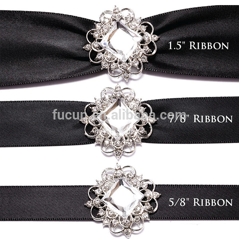 Sparkly Flower Crystal rhinestone Flat Back buttons for Headbands, Bridal, Embellishments
