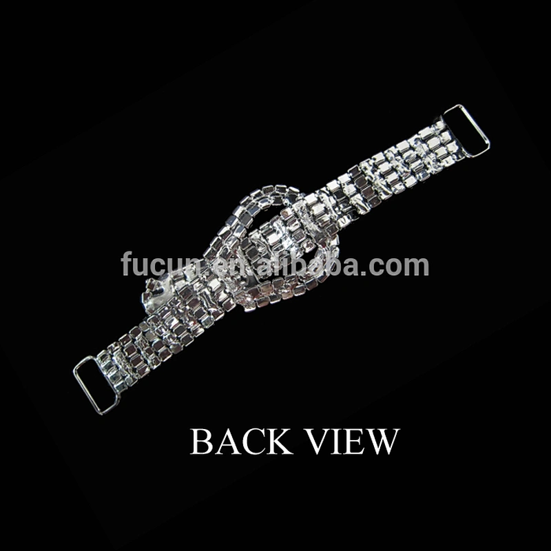 fashion red and crystal rhinestone connectors for Bikini Competition Suit