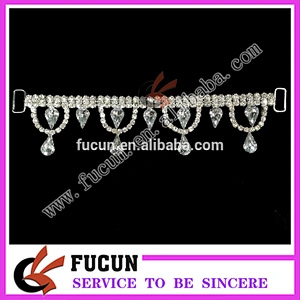 NPC IFBB fitness posing competition Rhinestone chain bikini side connector