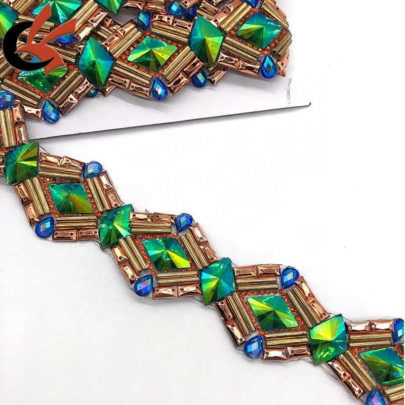 Shoes Garment Decoration New Hotfix Rhinestone tape Trim Crystal Mesh Strass Chain