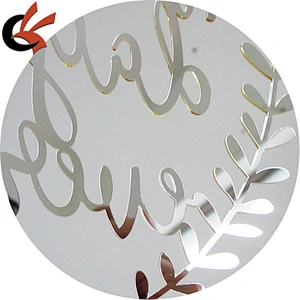 Best Day Ever acrylic Gold Wedding Cake Topper