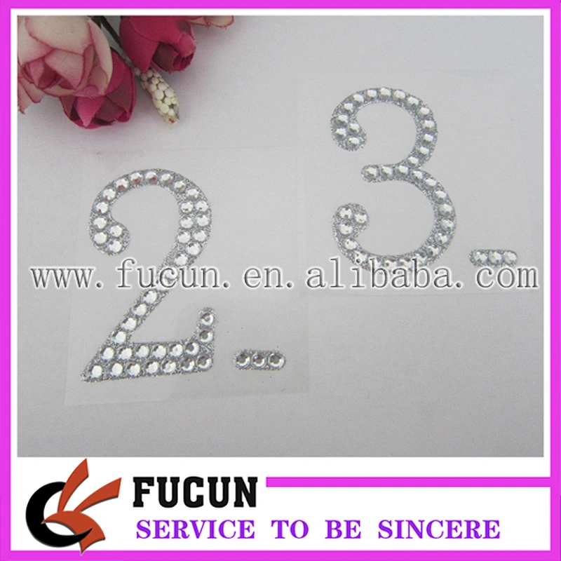 New self rhinestone adhesive sticker digital crystals gems sticker